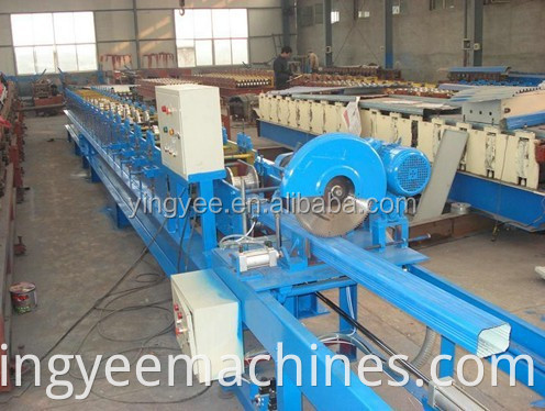 Drain pipe metal round downspout roll forming machine/ Water down pipe